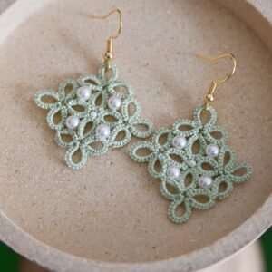 Tatting earrings pattern for test